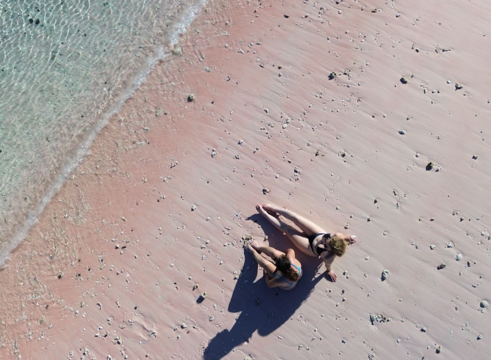 Pink Beach and the Three Long Beaches Near Padar Island